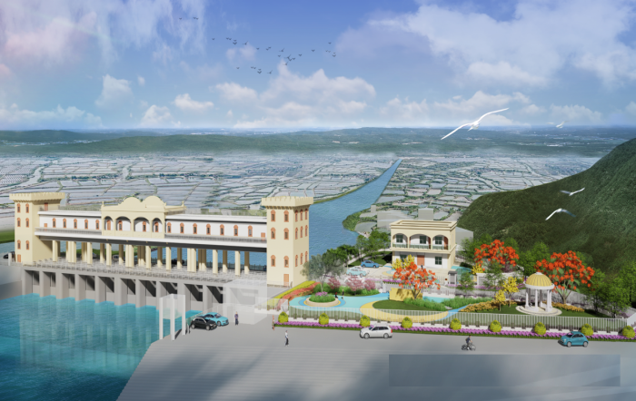 台山市中门海水闸重建工程
